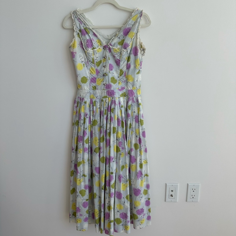1950s Maxi Dress Size US 4